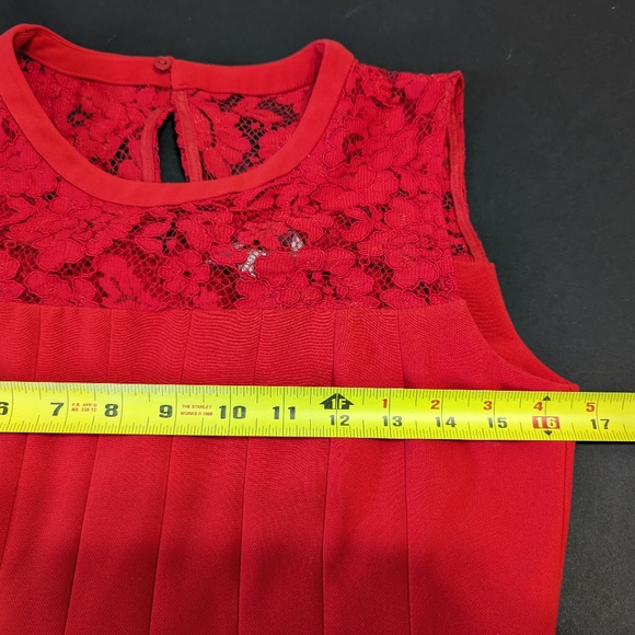 H&M Red Fit and Flare dress size 10 - Picture 8 of 10